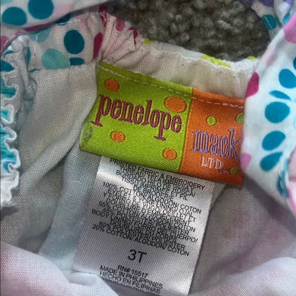 Floral Kids Dress - Multicolor Penelope Mack - Picture 4 of 4